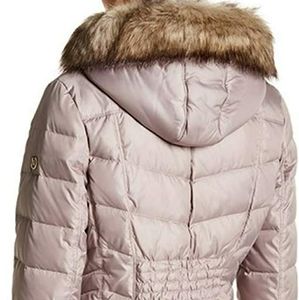 Micheal Kors Taupe Puffer Jacket